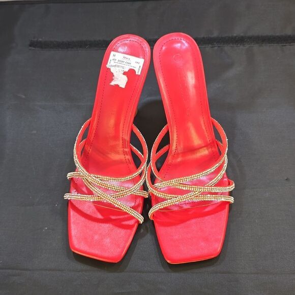 BRAND NEW WILD DIVA RHINESTONE EMBELLISHMENTS ELEGANT STILETTO  HEELS SA… - Picture 2 of 14